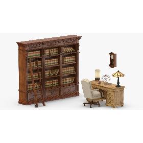 3D Classical Office 03 model